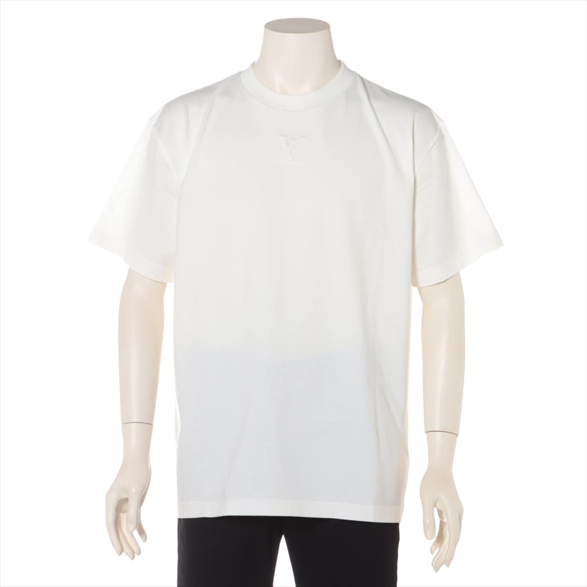 ルイヴィトン 22AW コットン Tシャツ M メンズ ホワイト RM222Q