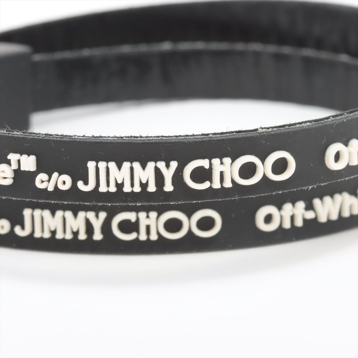 JIMMY CHOO OFF-WHITEブレスレット ブラック