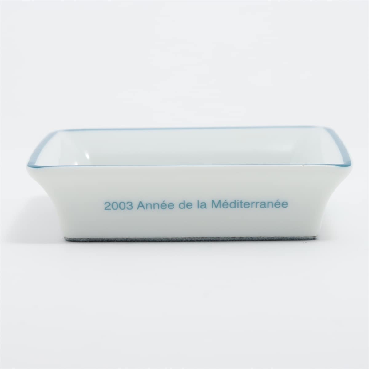 エルメス 小皿 陶器 ブルー 2003 anne de la mediterranee