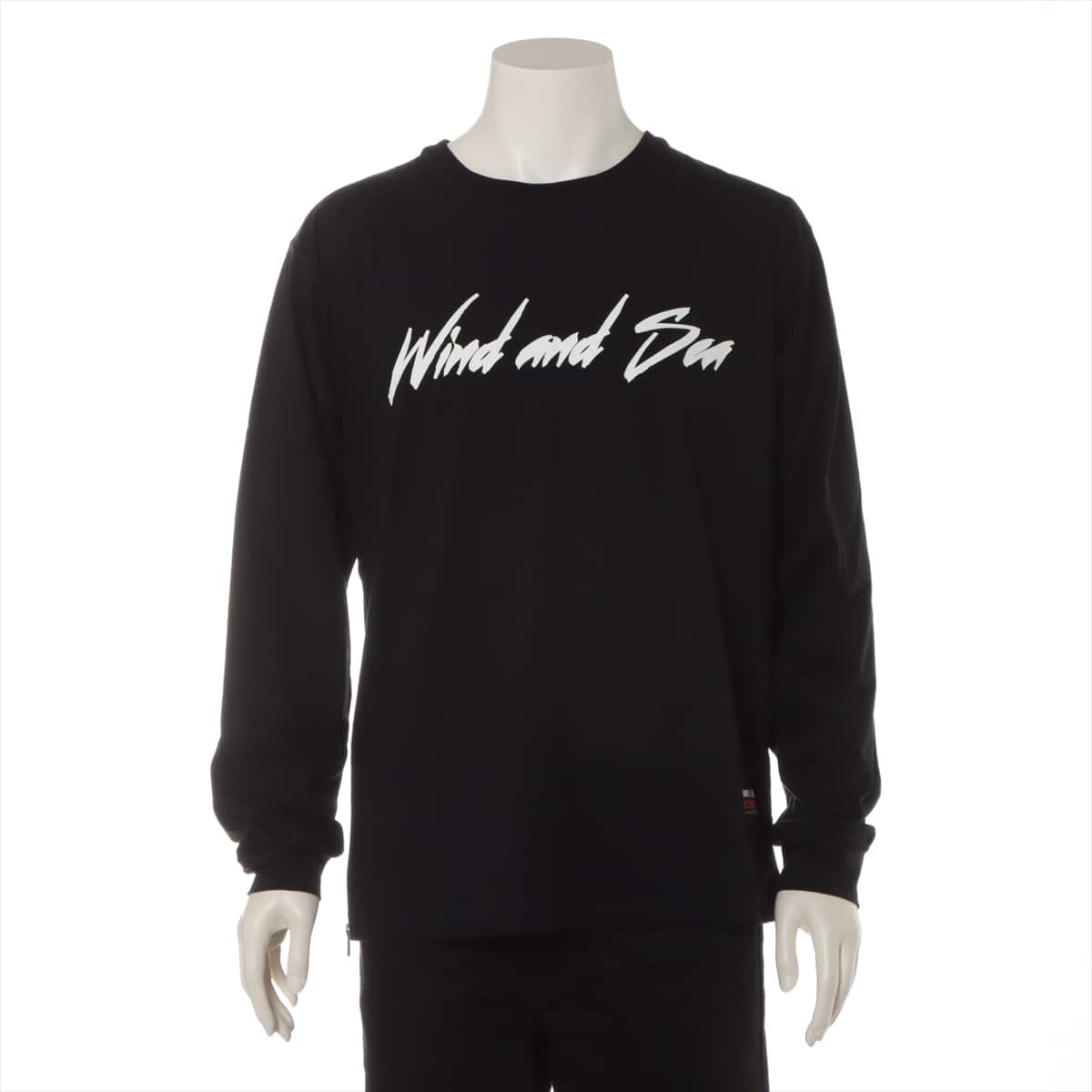 ウィンダンシー×ワイルドサイドヨウジヤマモト 22年 コットン ロングTシャツ 3 メンズ ブラック