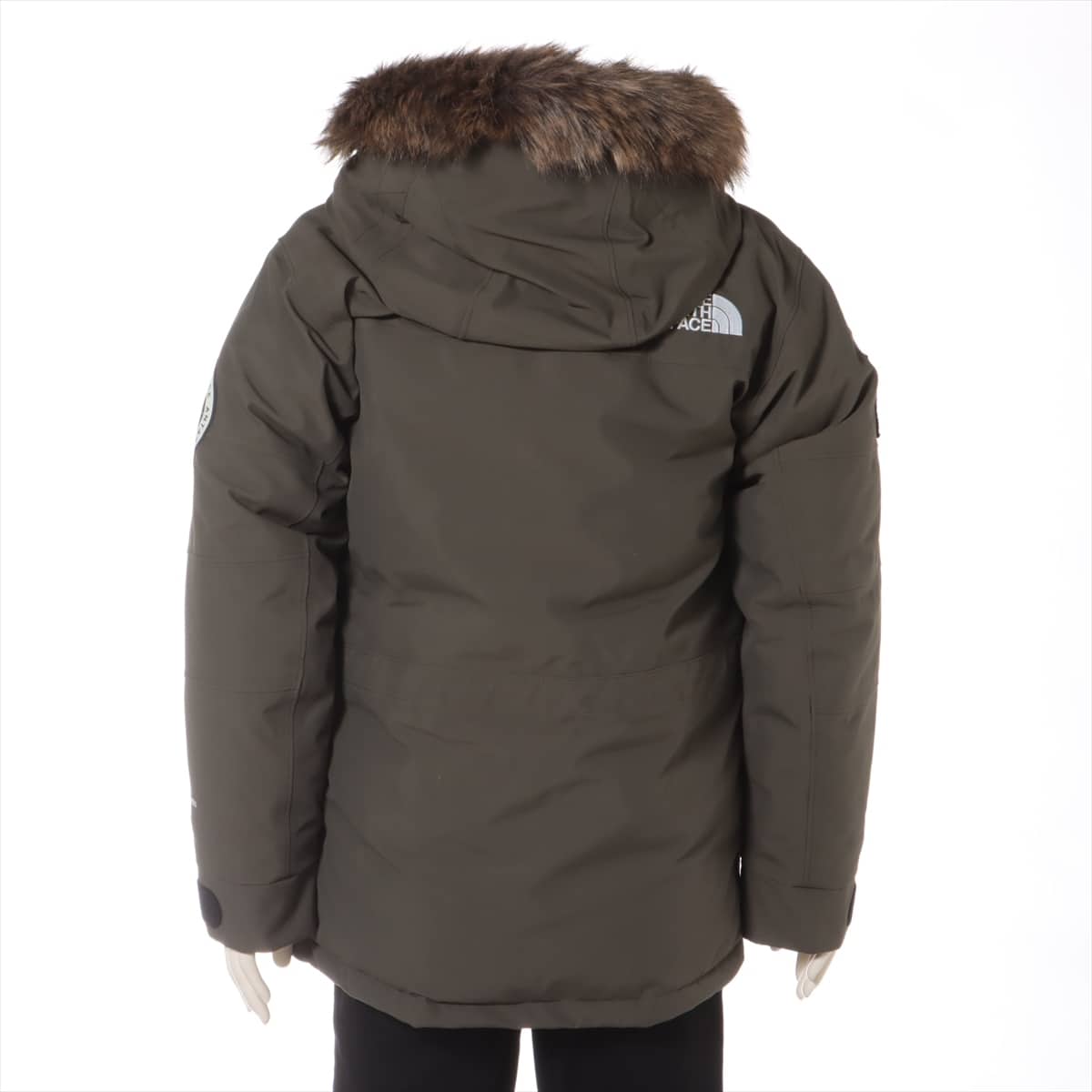 ノースフェイス ナイロン ダウンジャケット M メンズ カーキ  ND92032 ANTARCTICA PARKA