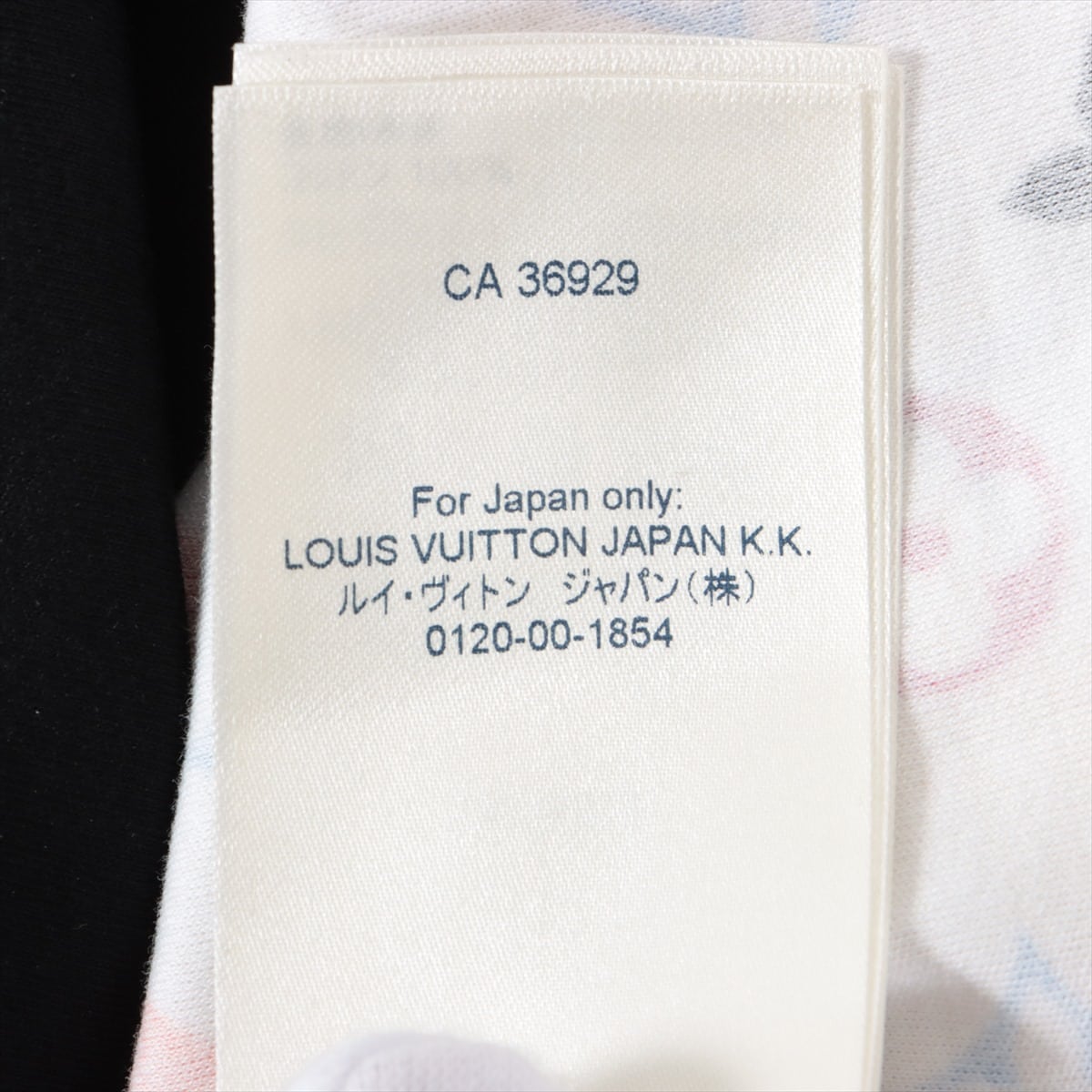ルイヴィトン 21SS コットン Tシャツ XS レディース ブラック×ホワイト