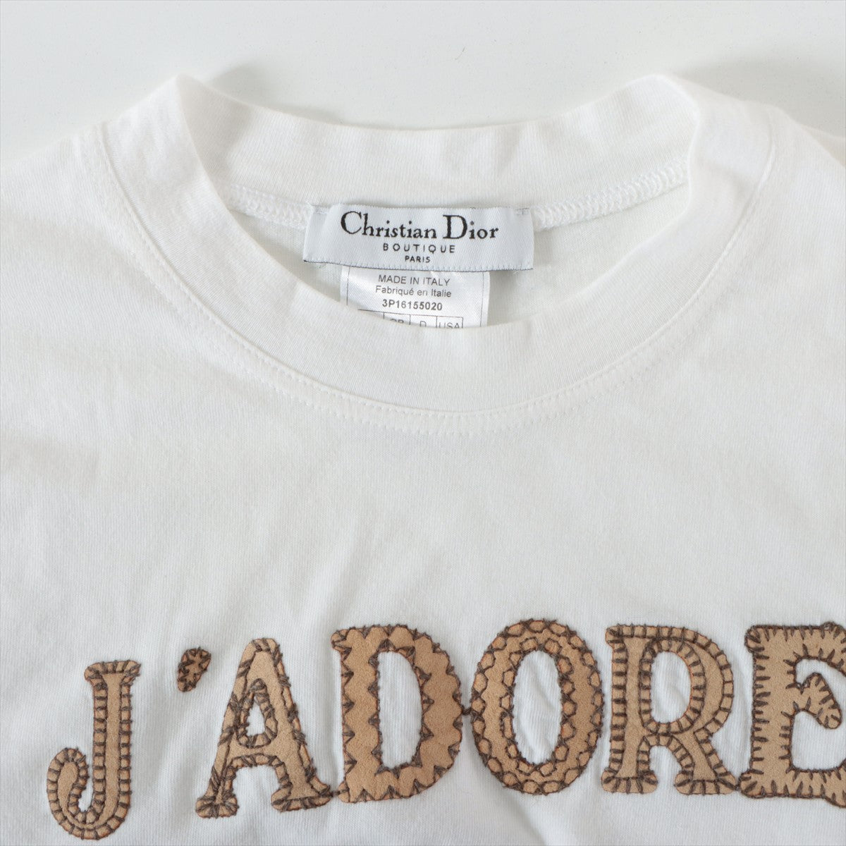 クリスチャンディオール J'ADIOR コットン Tシャツ F36 レディース