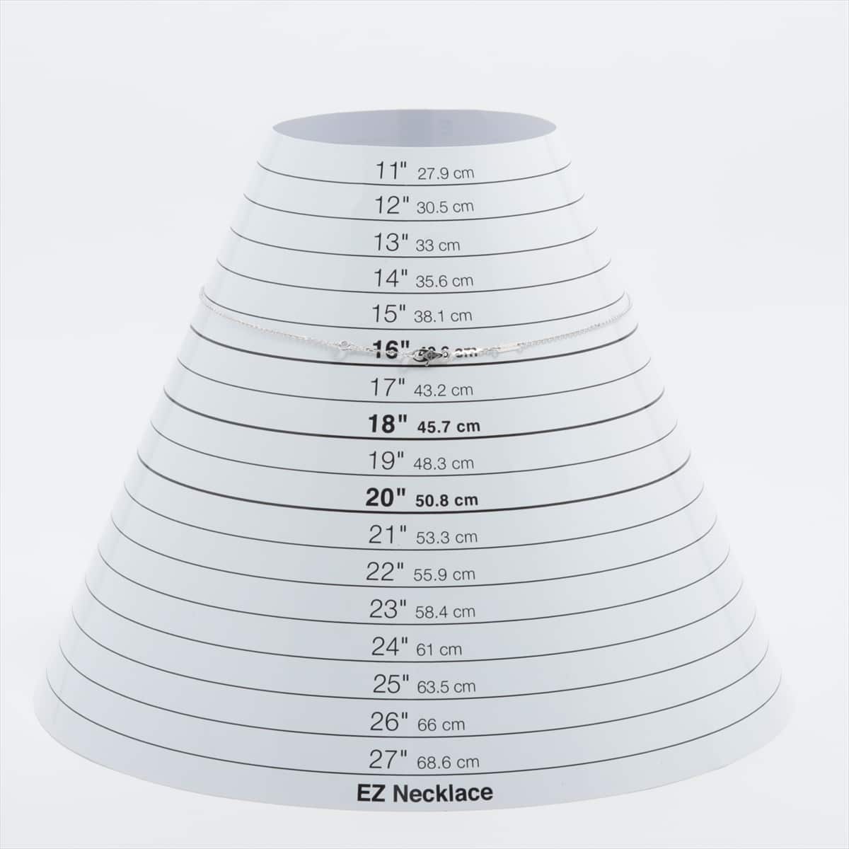 ヴァンクリーフ&アーペル スウィートアルハンブラ ダイヤ ネックレス 750(WG) 3.4g