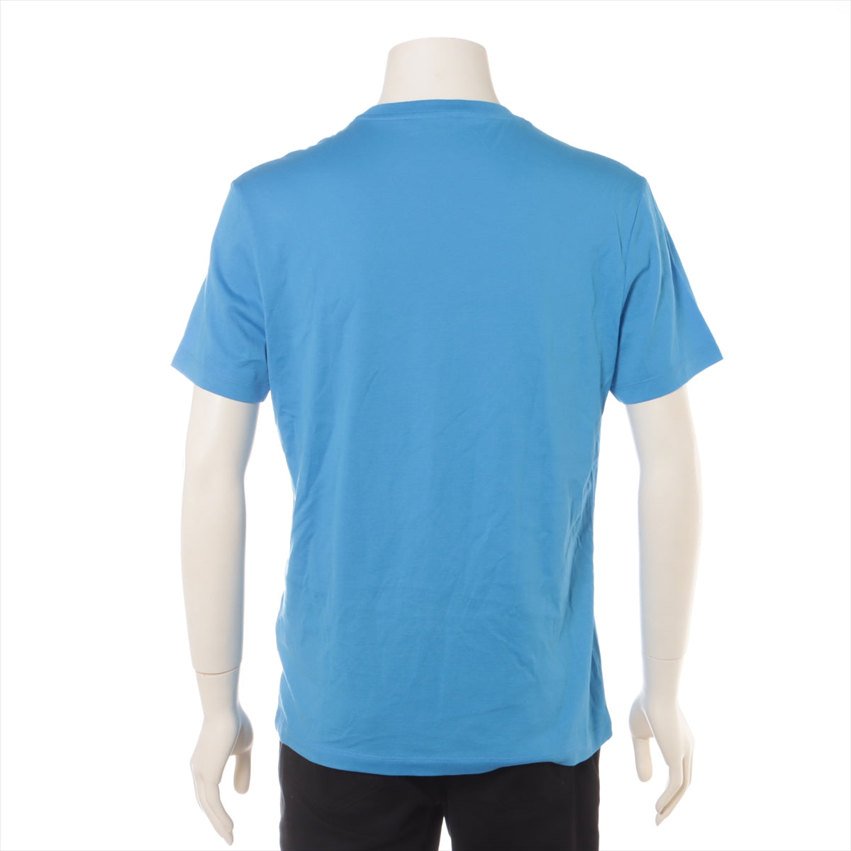 ヴェルサーチ メデューサ コットン Tシャツ M メンズ ブルー  A85156
