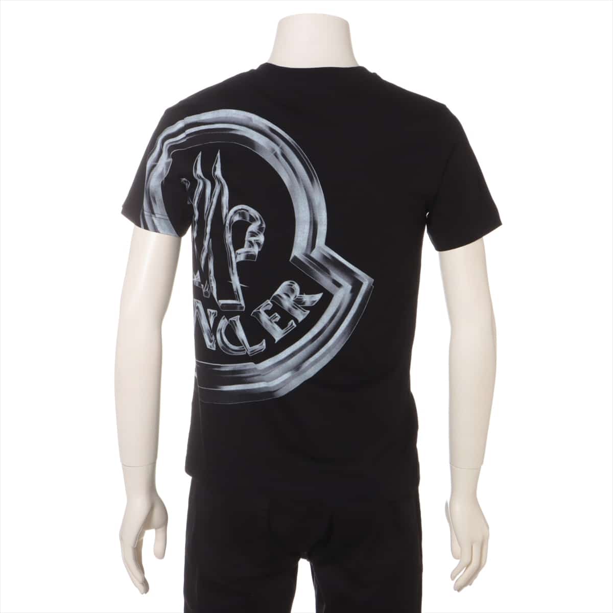 モンクレール 21年 コットン Tシャツ XS メンズ ブラック