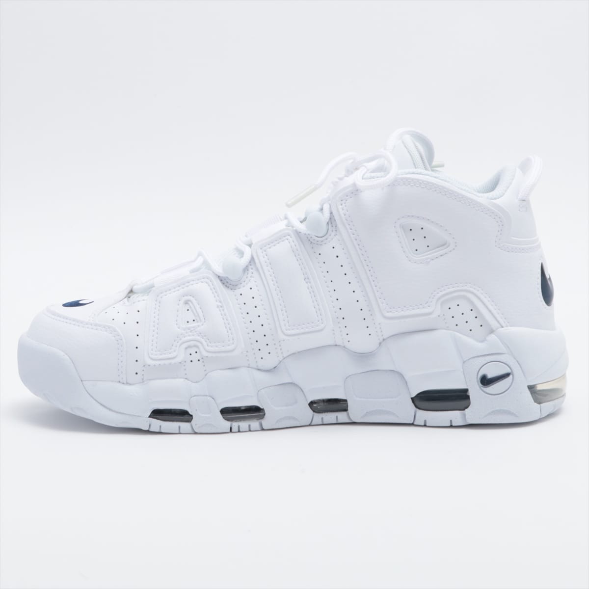 ナイキ AIR MORE UPTEMPO ’96 レザー ハイカットスニーカー 28㎝ メンズ ホワイト DH8011-100