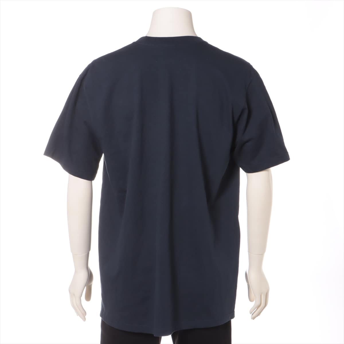 シュプリーム 22SS コットン Tシャツ L メンズ ネイビー  Respected Tee リスペクテッドプリント