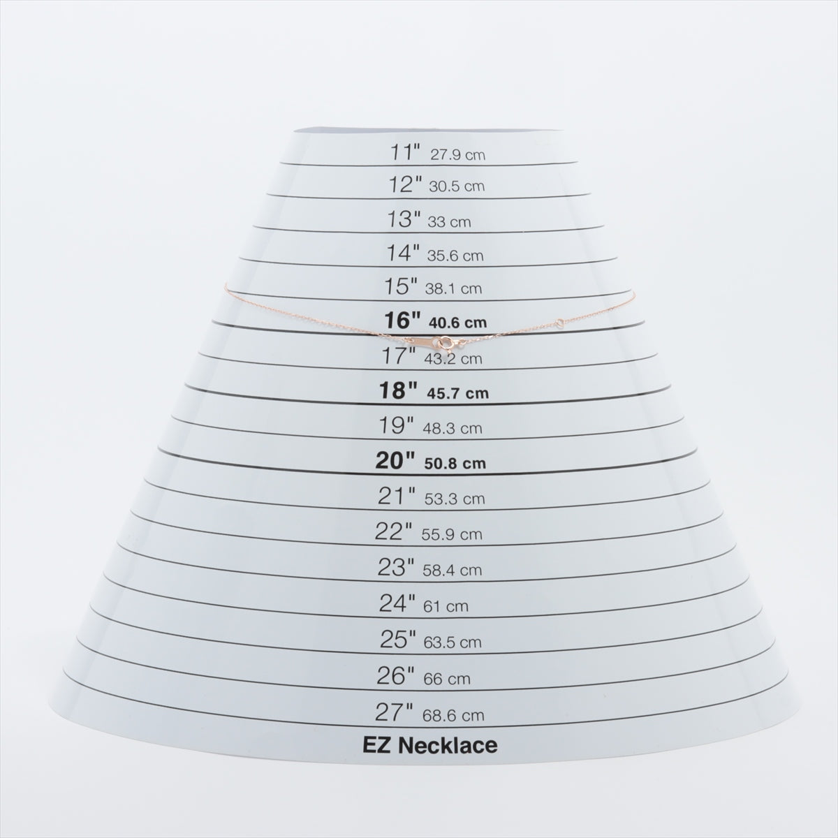 4℃ カラーストーン ダイヤ ネックレス K10(PG) 1.0g