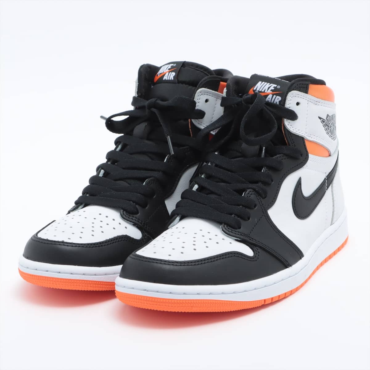 ナイキ AIR JORDAN 1 RETRO HIGH OG レザー ハイカットスニーカー 26.5cm メンズ マルチカラー ELECTRO ORANGE 555088-180 箱あり