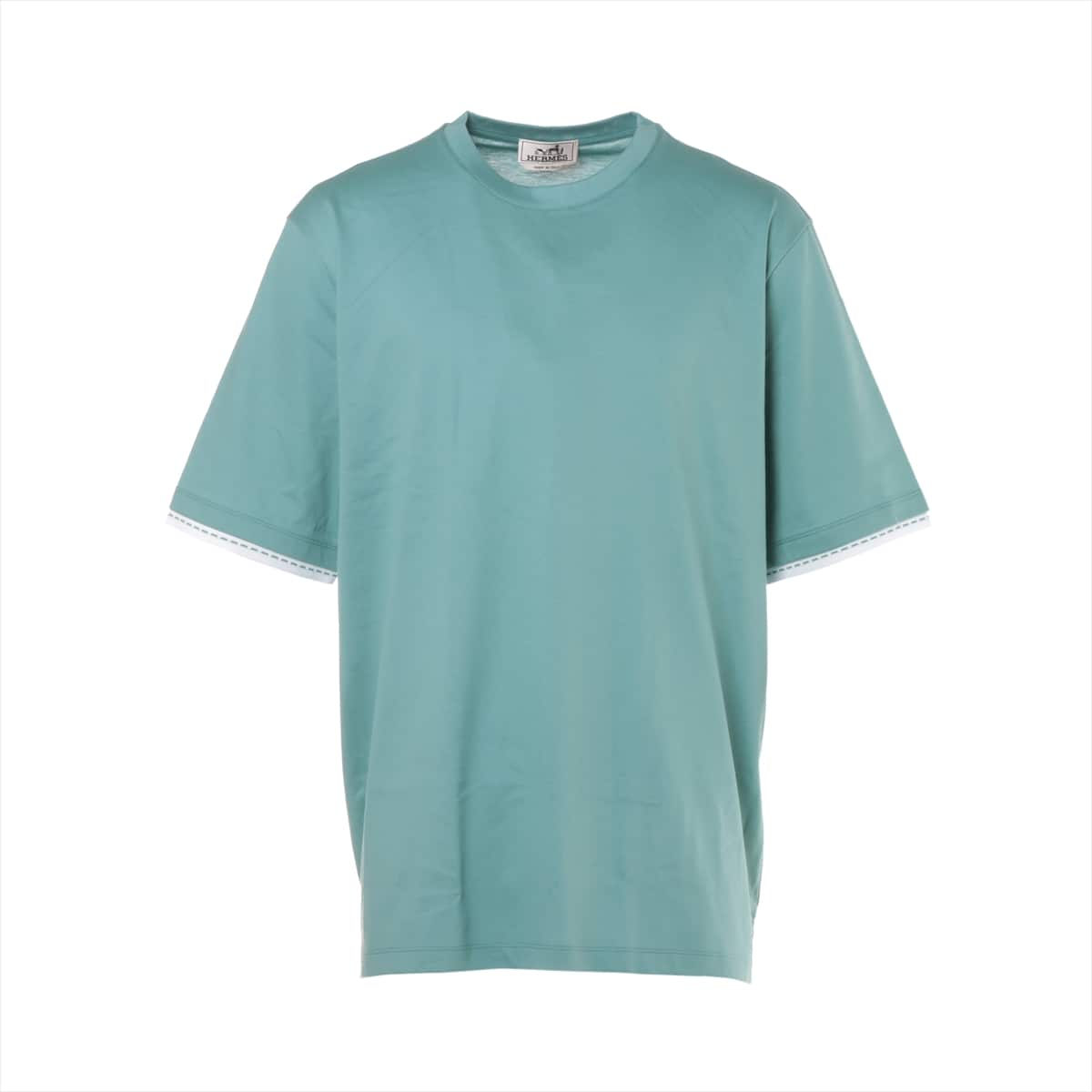 エルメス コットン Tシャツ XL メンズ グリーン