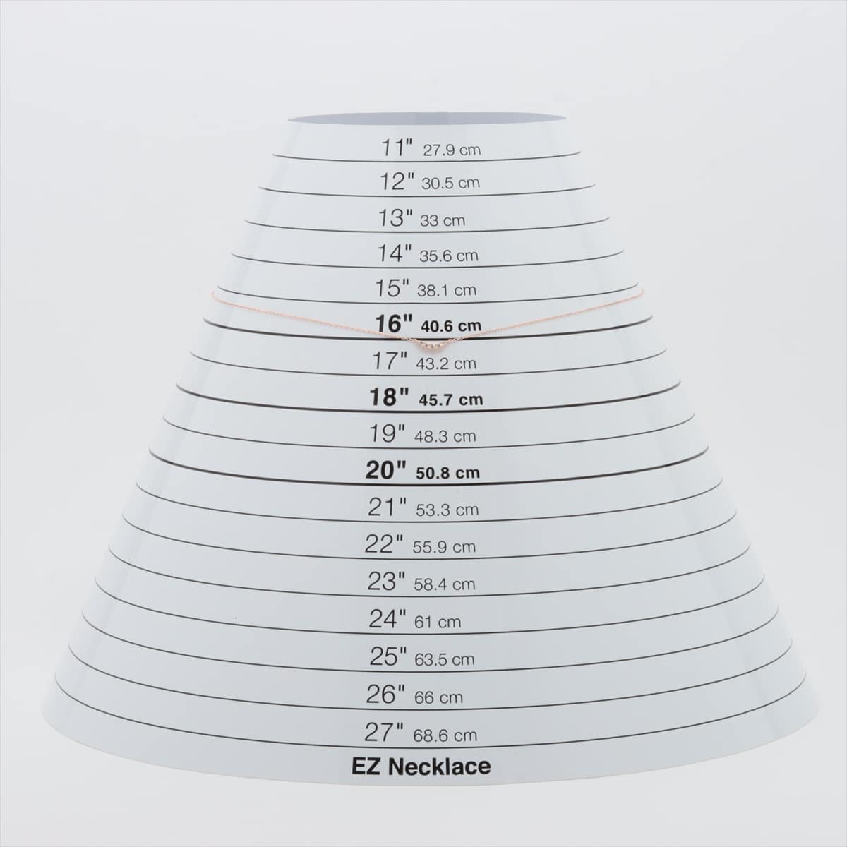 4℃ ダイヤ ネックレス K10(PG) 0.6g