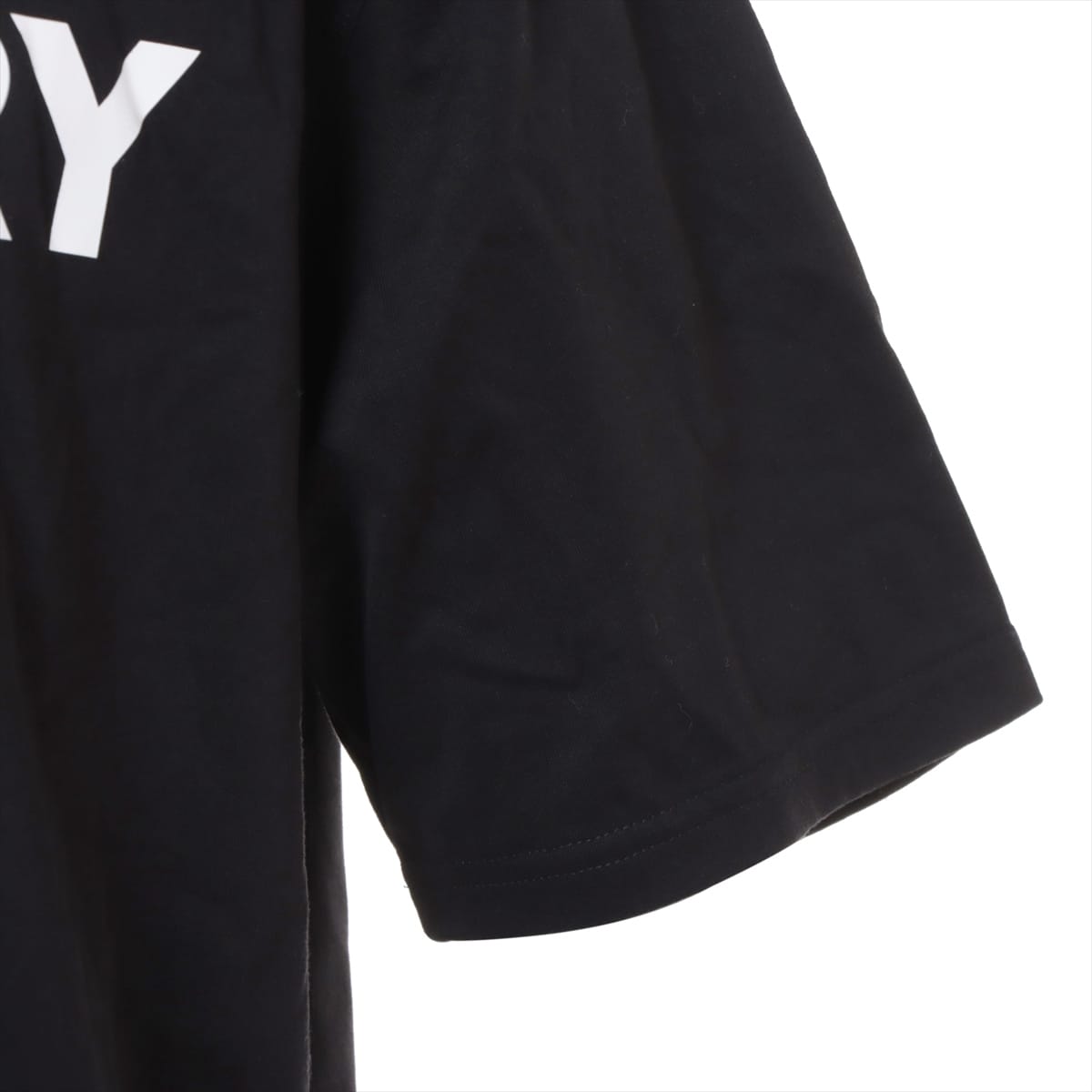 バーバリー コットン Tシャツ L メンズ ブラック  ティッシ期 8026016