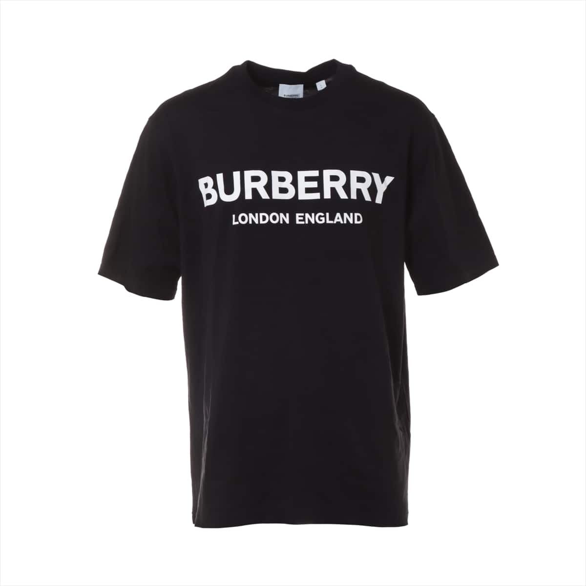 バーバリー コットン Tシャツ L メンズ ブラック  ティッシ期 8026016