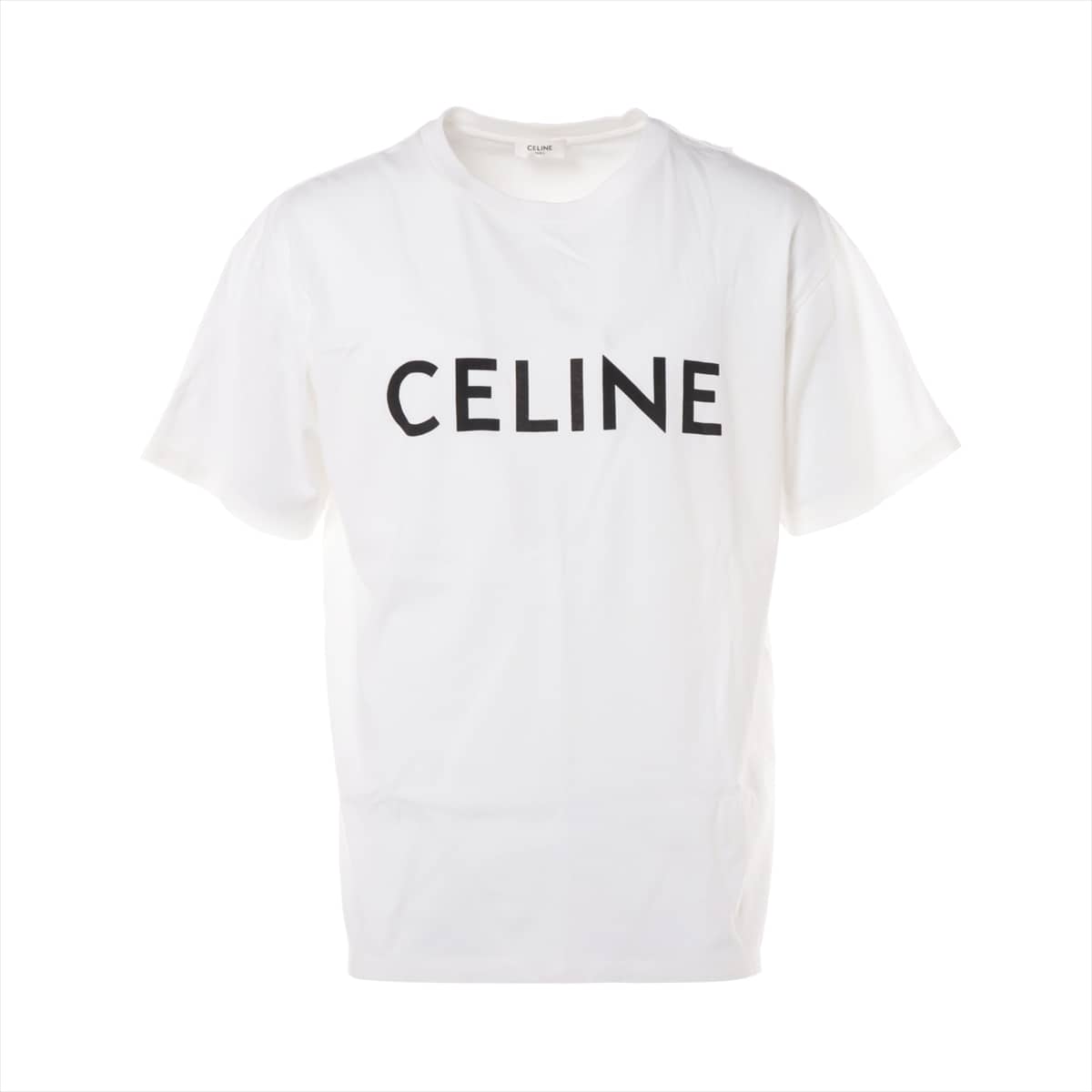 セリーヌ コットン Tシャツ S メンズ ホワイト エディ期 2X681671Q