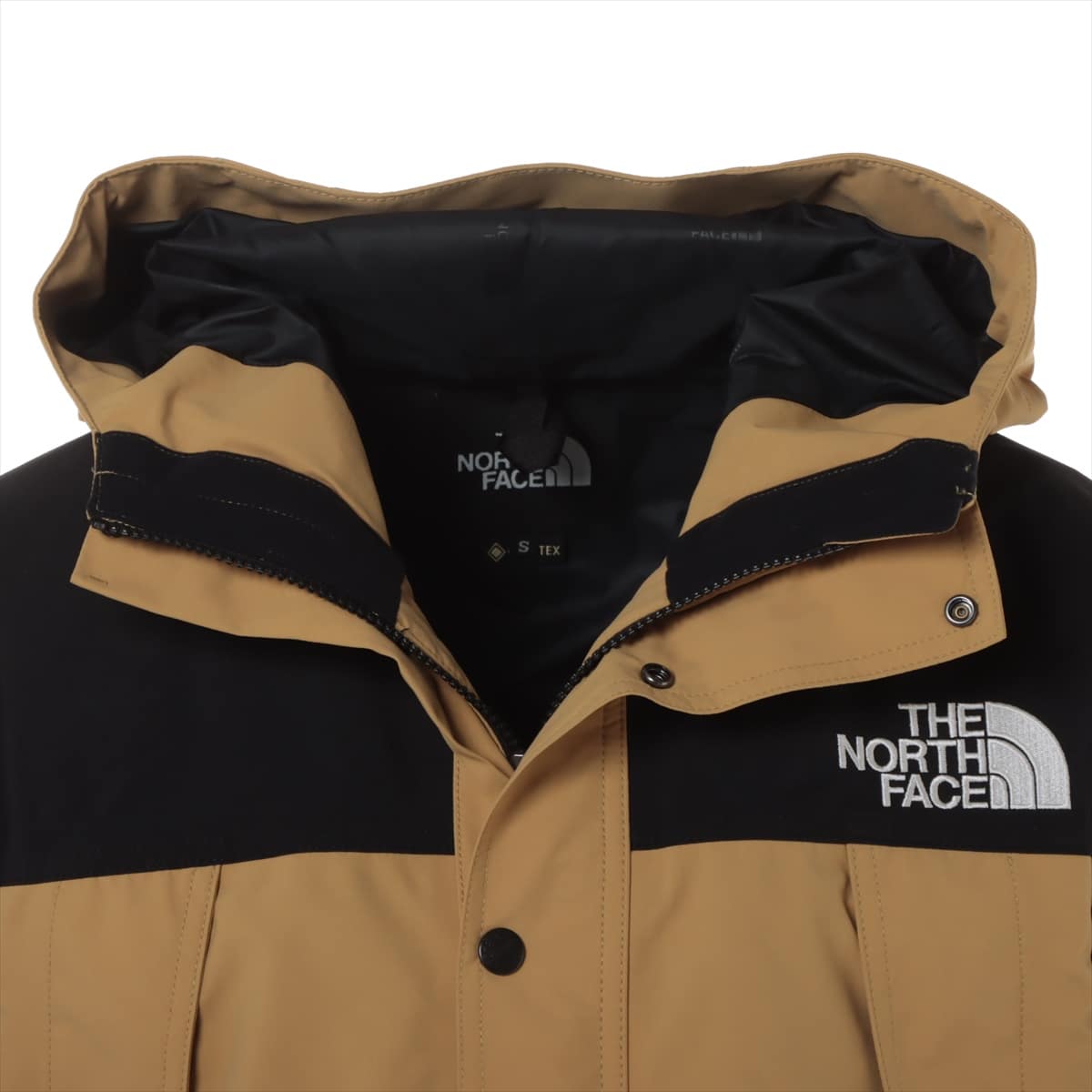 ノースフェイス ナイロン ジャケット S メンズ ブラック×ベージュ  NP11834 MOUNTAIN LIGHT JACKET GORE-TEX