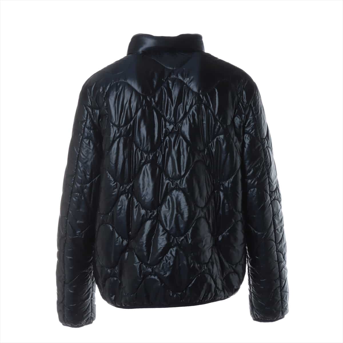 ルイヴィトン ポリエステル×ナイロン 中綿ジャケット 52 メンズ ネイビー  QUILTED PATCH BLOUSON