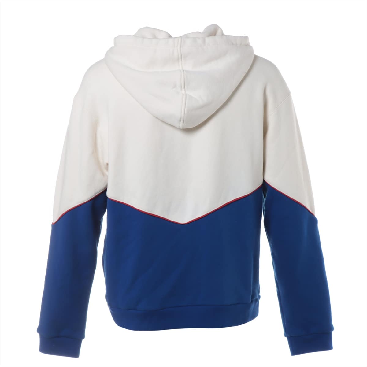 グッチ コットン パーカー XS メンズ マルチカラー  580821 Game Logo Felted Cotton Jersey Zip up Hoodie