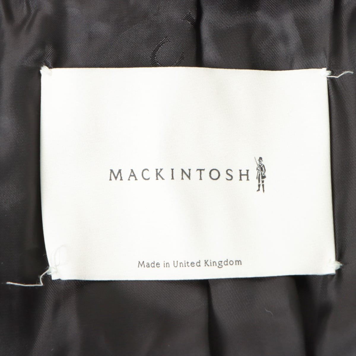 マッキントッシュ ウール コート 34 メンズ ブラック