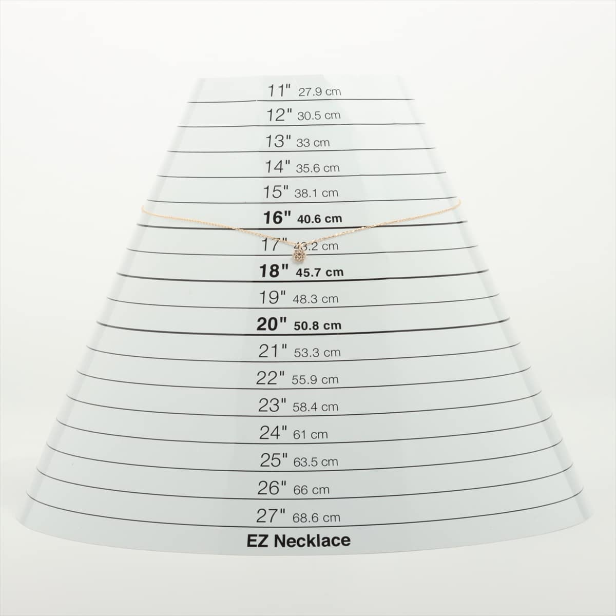 アガット ダイヤ ネックレス K18(YG) 1.1g 0.06