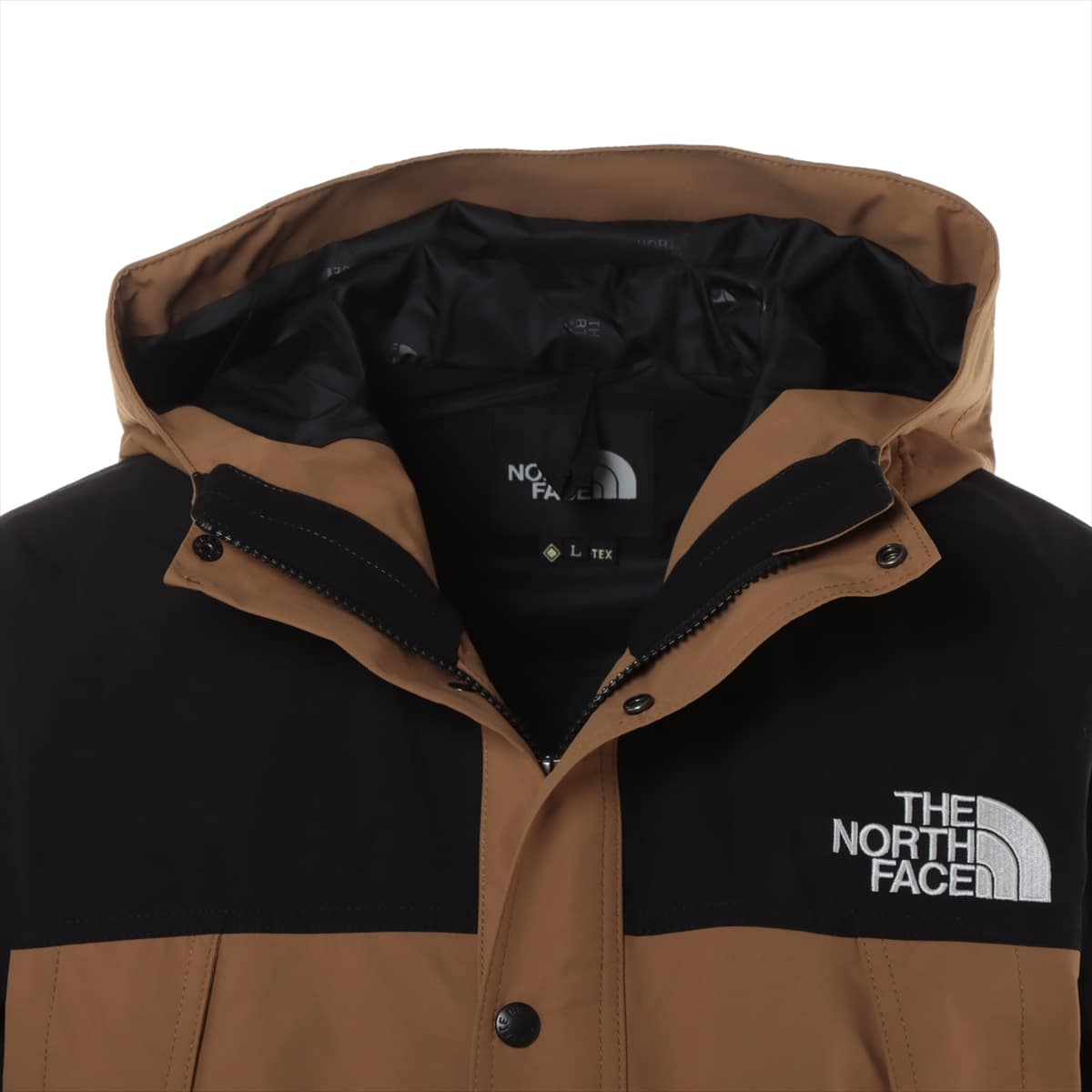 ノースフェイス ナイロン ナイロンジャケット L メンズ ブラック×ブラウン  NP11834 Mountain Light Jacket