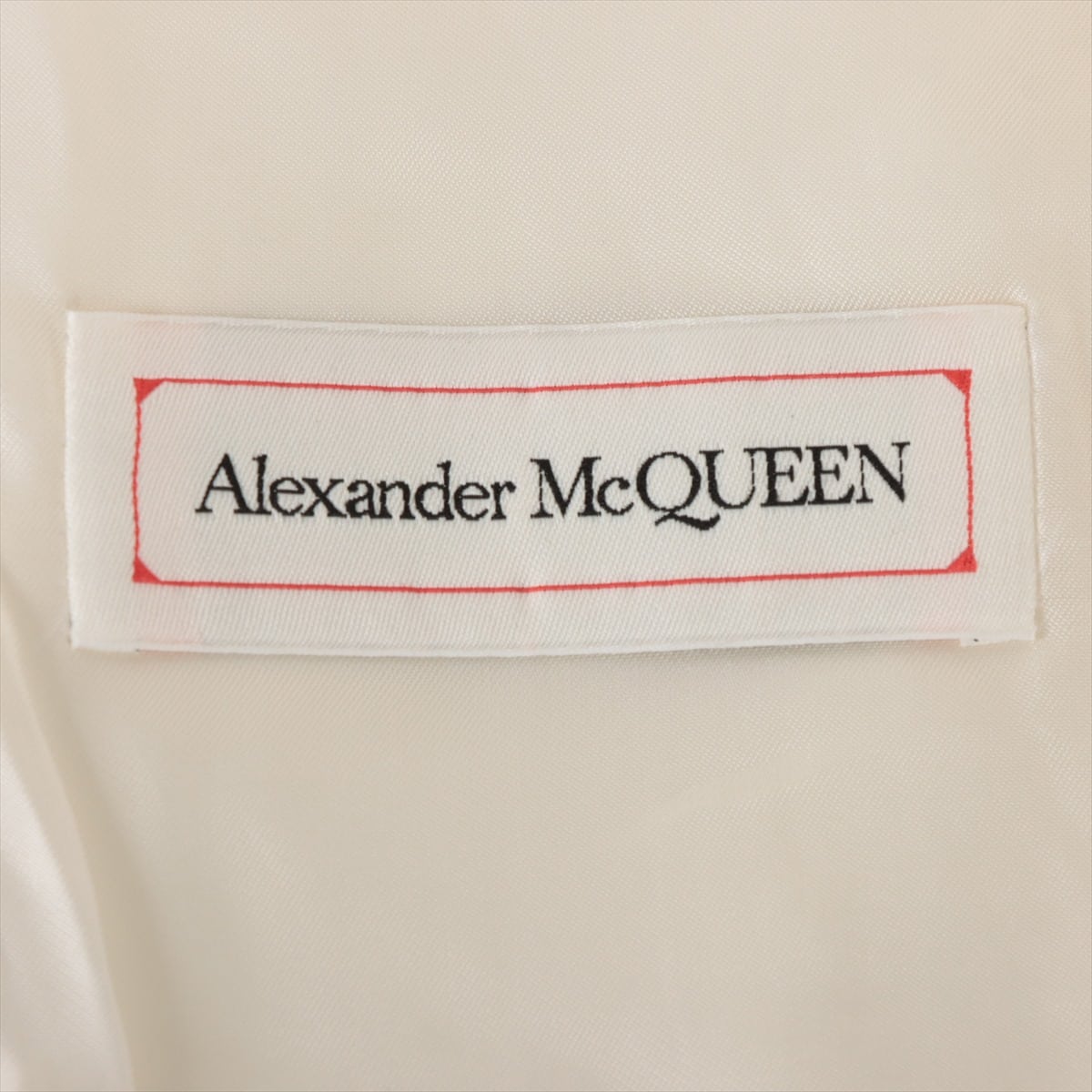 アレキサンダーマックイーン 19年 ウール×シルク テーラードジャケット 48 メンズ ホワイト  594919