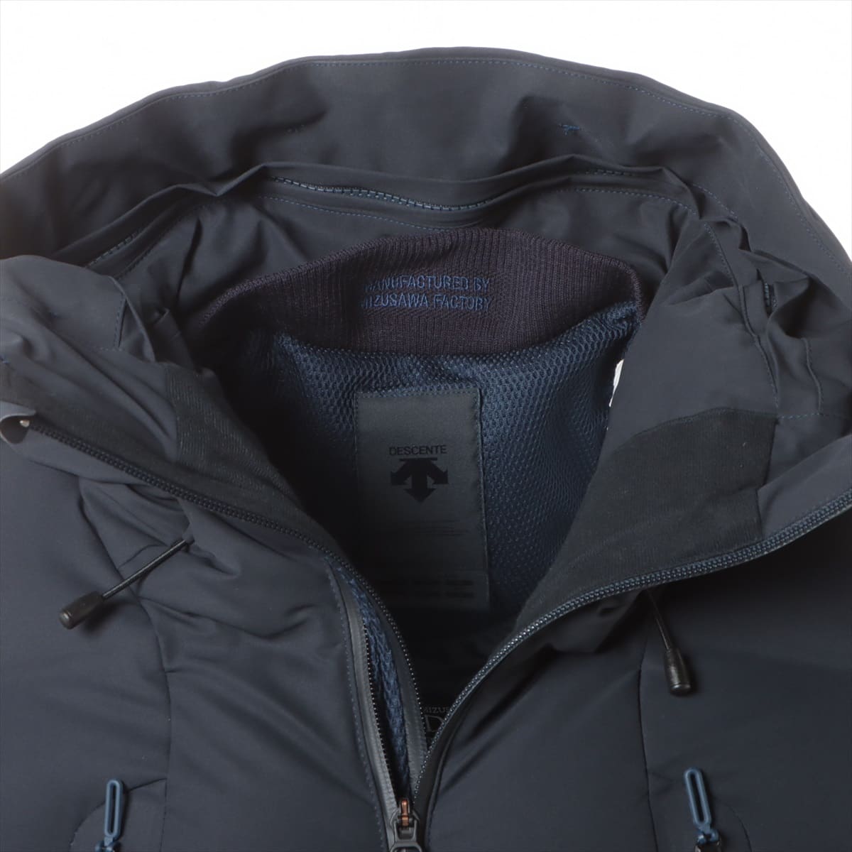 デサントオルテライン アクリル×ポリエステル ダウンジャケット M メンズ ネイビー  MIZUSAWA DOWN JACKET MOUNTAINEER