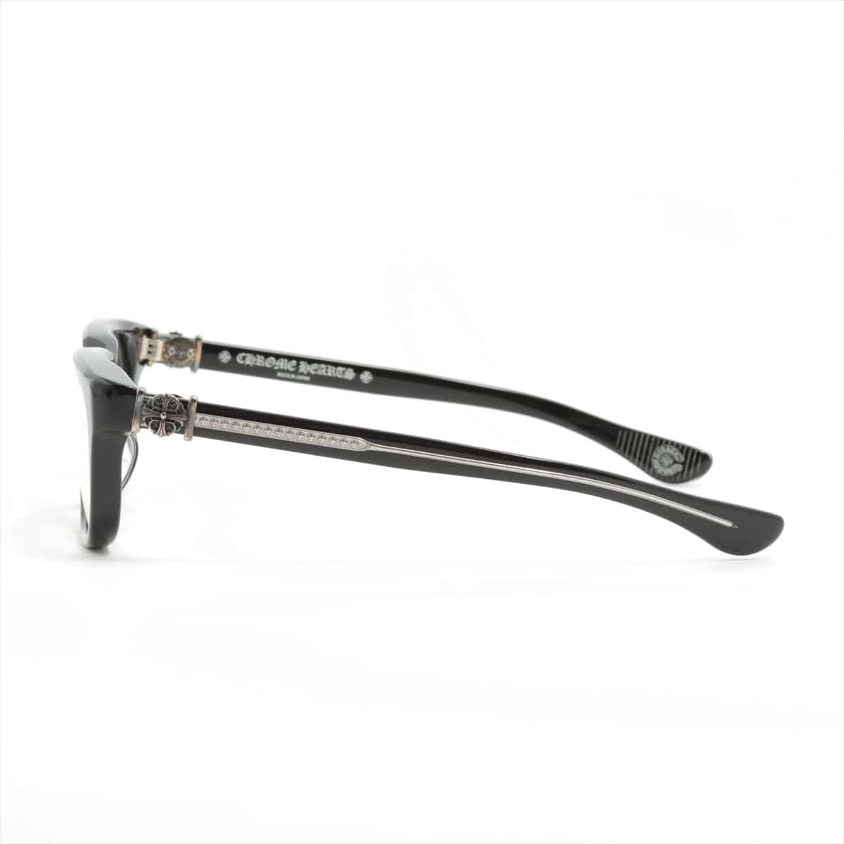 クロムハーツ GRIM メガネ 925×プラスチック ブラック 54□21-149 デモレンズ・ケース・レンズ拭き付
