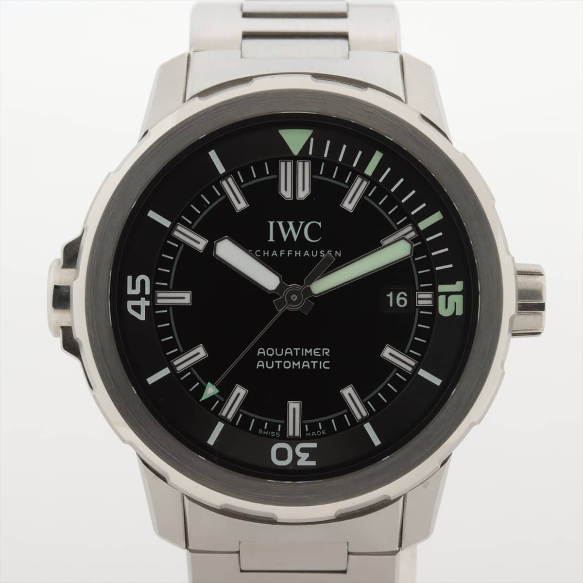 IWC アクアタイマー IW329002 SS AT 黒文字盤 あまりごま3