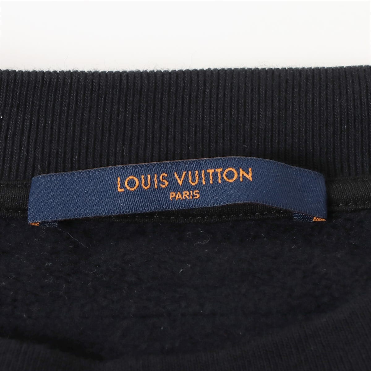 ルイヴィトン 23SS コットン スウェット L メンズ ブラック LV