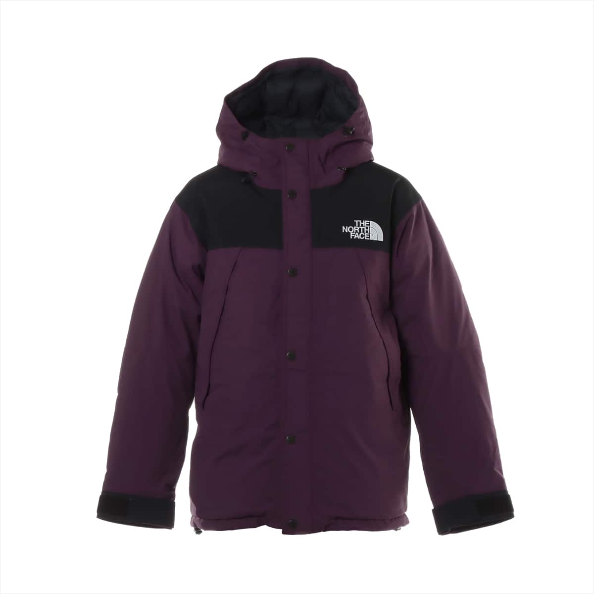 ノースフェイス ナイロン ダウンジャケット L メンズ ブラック×パープル  ND91930 Mountain Down Jacket