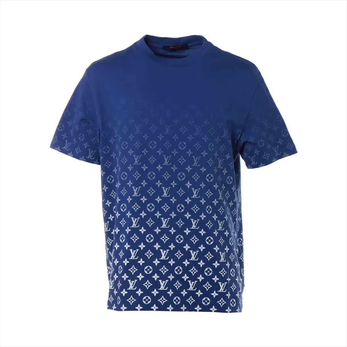 ルイヴィトン 22AW コットン Tシャツ L メンズ ブルー LVSE 