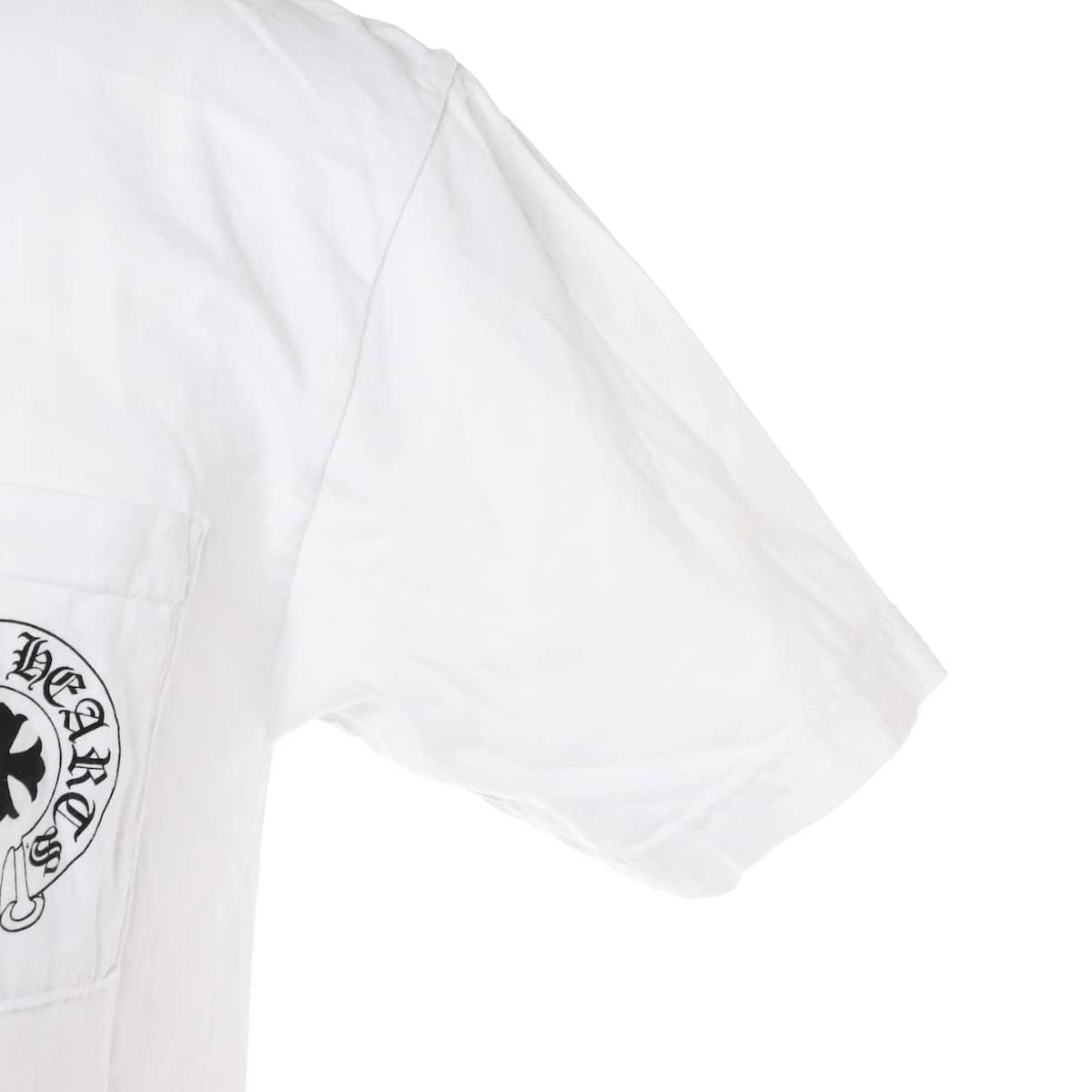 クロムハーツ Tシャツ コットン M ホワイト Made In Hollywood 2212-304-0095