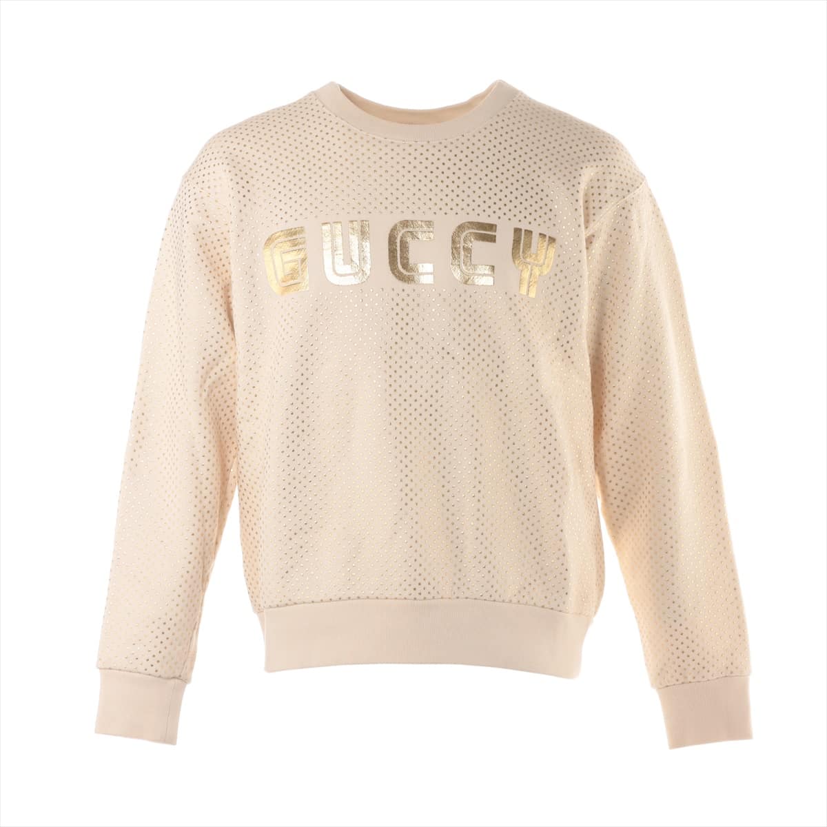 グッチ GUCCY 18SS コットン スウェット XS メンズ アイボリー  469250