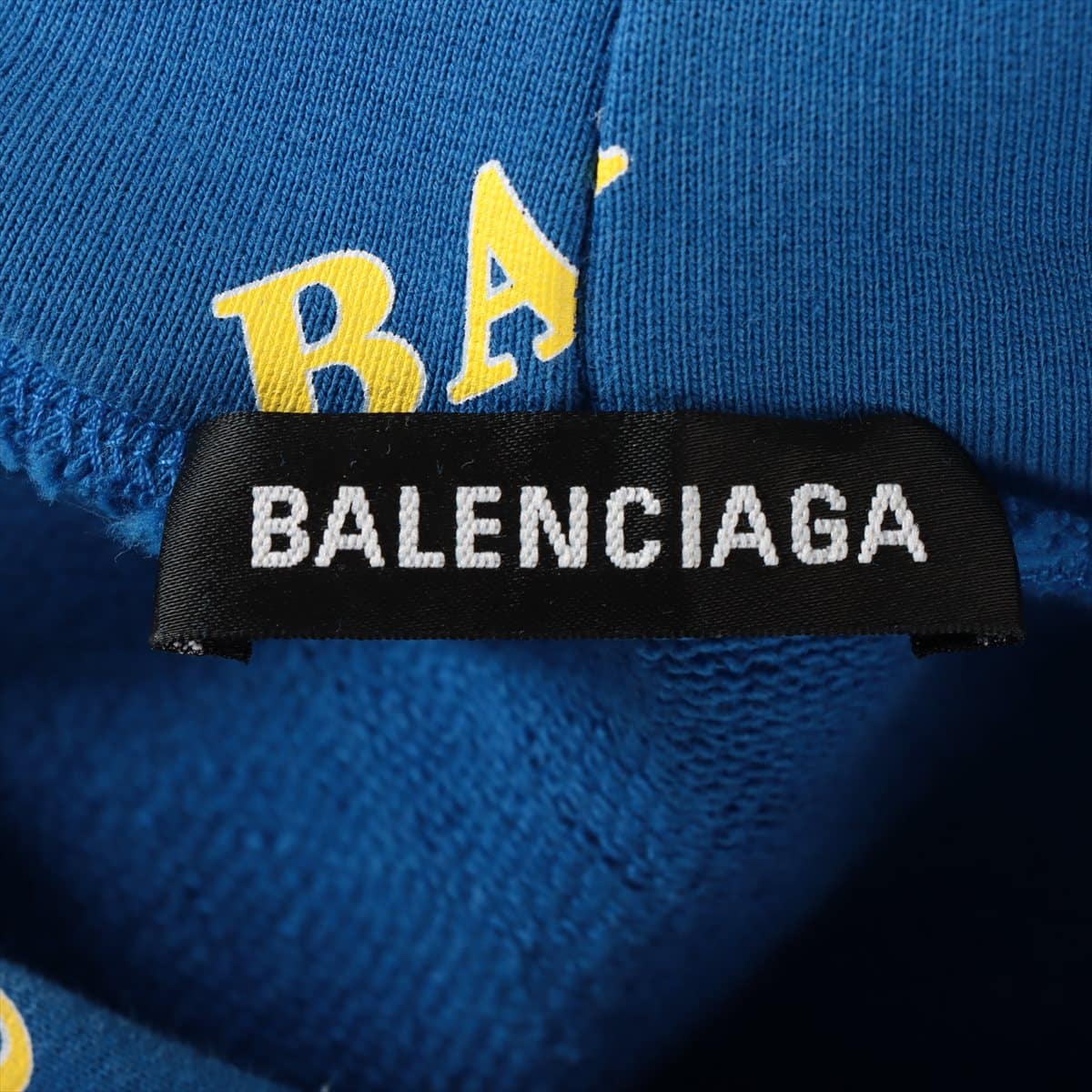 バレンシアガ 20年 コットン パーカー S メンズ ブルー  600583