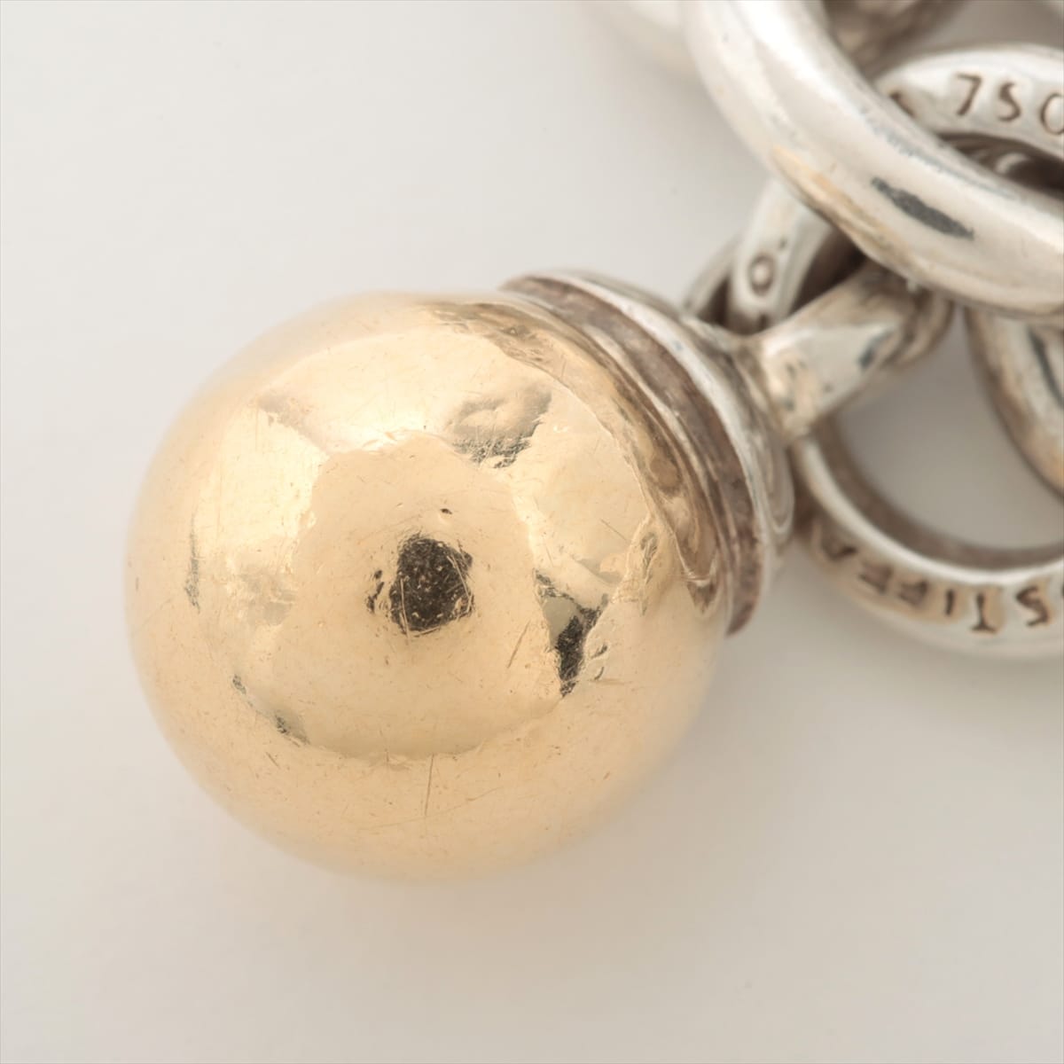 ティファニー ボール ブレスレット 925×750 31.4g ゴールド×シルバー