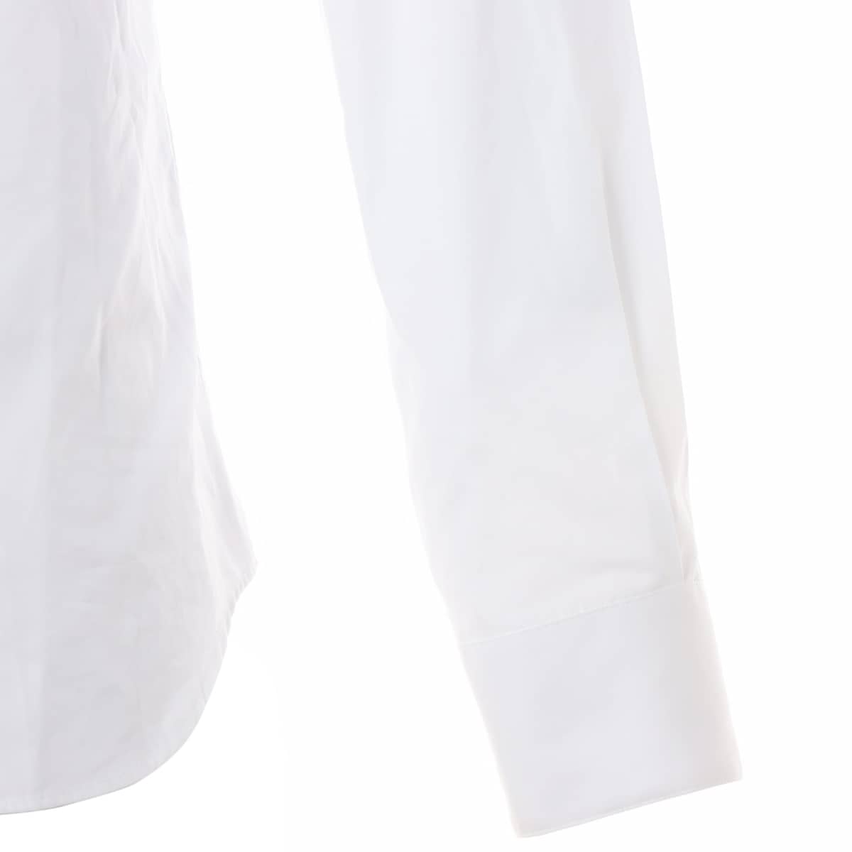 ディオール×ピータードイグ コットン シャツ 38 メンズ ホワイト  143C592A1581 ロゴ刺繍