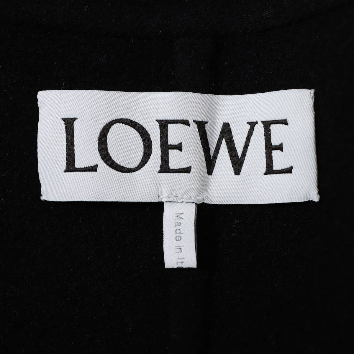 美品 ロエベ LOEWE シャツ ブラウス ストール付き アナグラム ダブルカフス シルク100％ トップス レディース 36(S相当) ホワイト