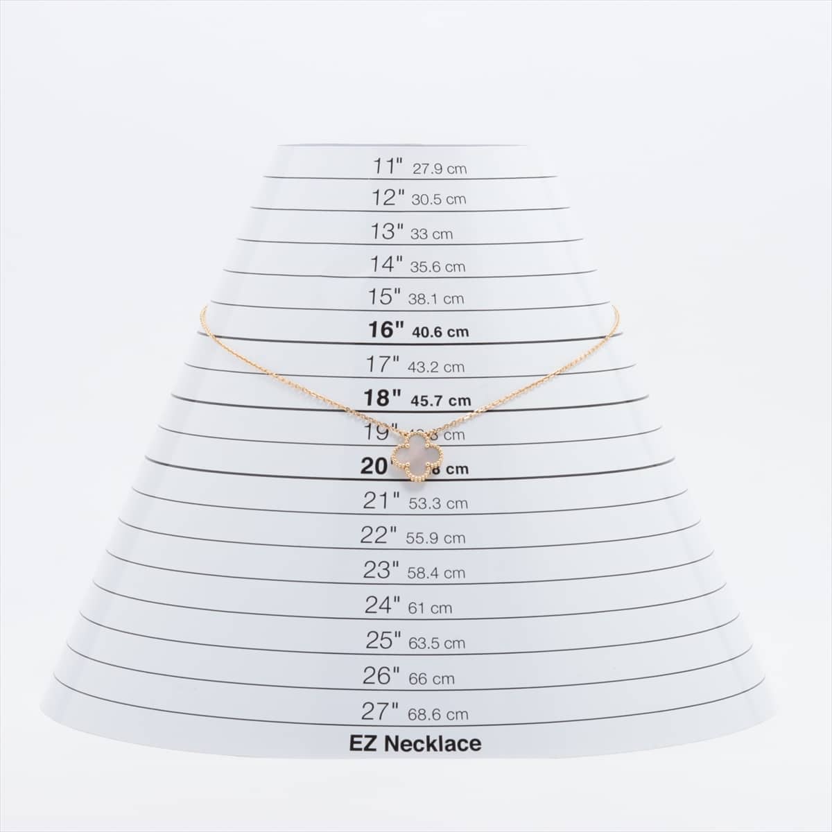 ヴァンクリーフ&アーペル ヴィンテージアルハンブラ シェル ネックレス 750(YG) 5.0g