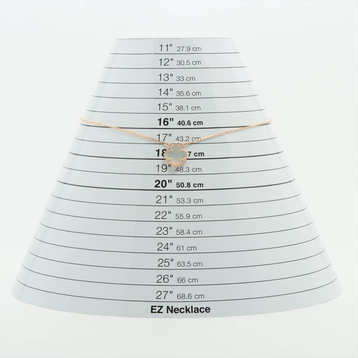 ヴァンクリーフ&アーペル ヴィンテージアルハンブラ シェル ネックレス 750(YG) 5.2g