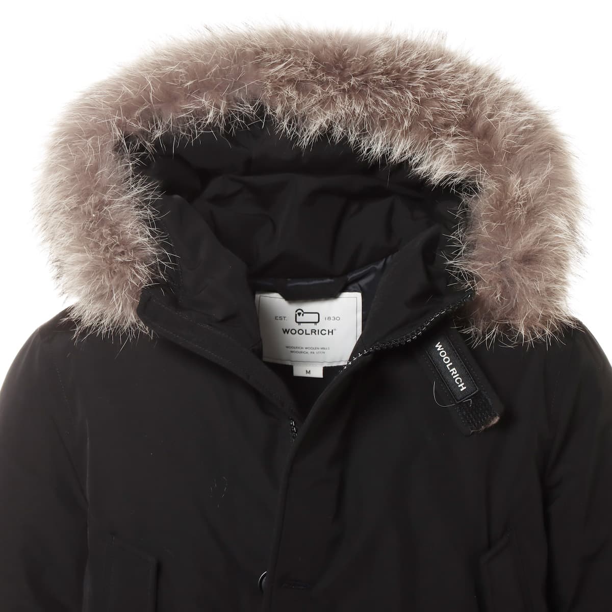 ウールリッチ コットン×ナイロン ダウンジャケット M メンズ ブラック WOOU0485 ARCTIC TT FUR PARKA ファー 取｜a1639418｜中古ブランド品・ブランド古着通販｜ALLU（アリュー）