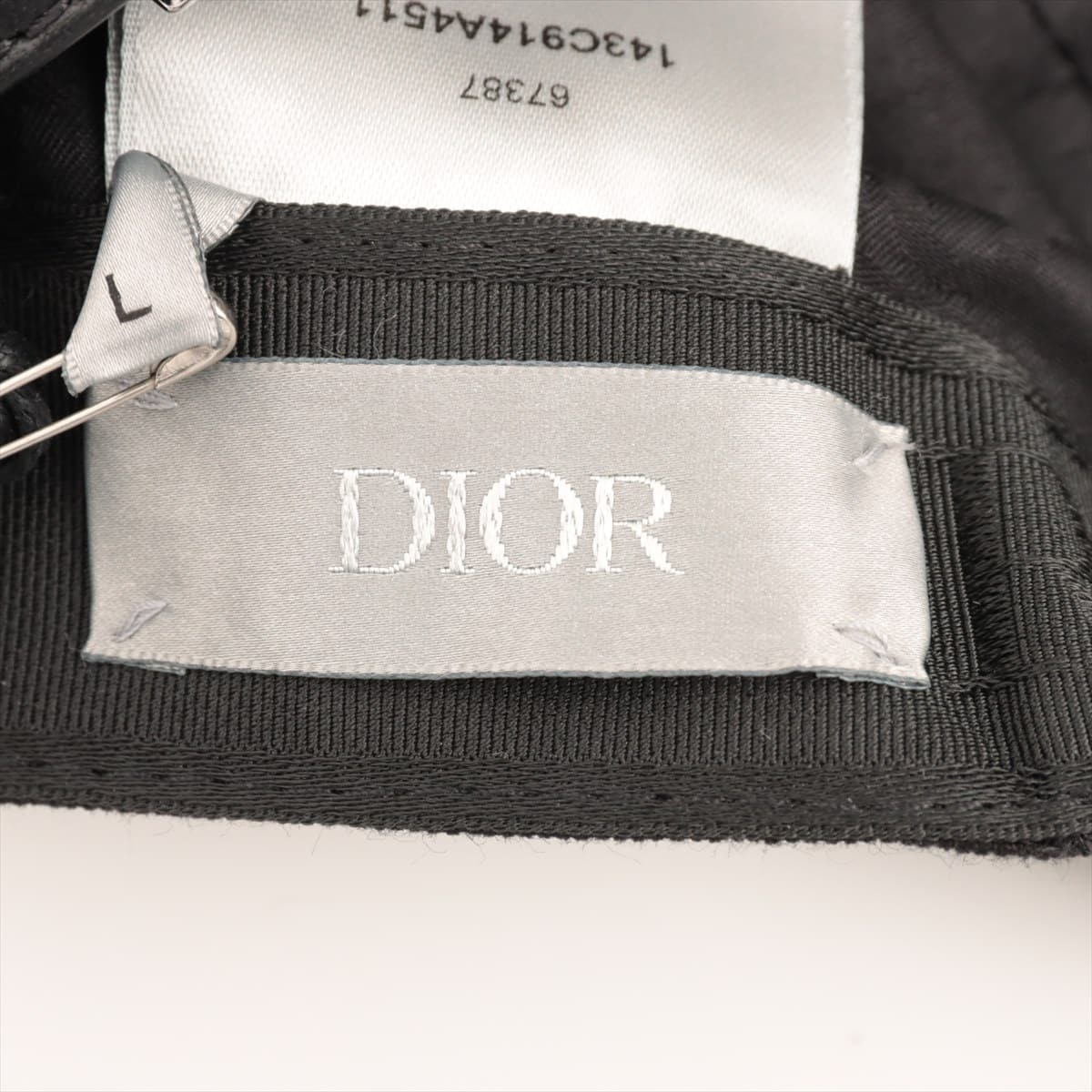 ディオール Diorロゴ キャップ Ｌ コットン ブラック