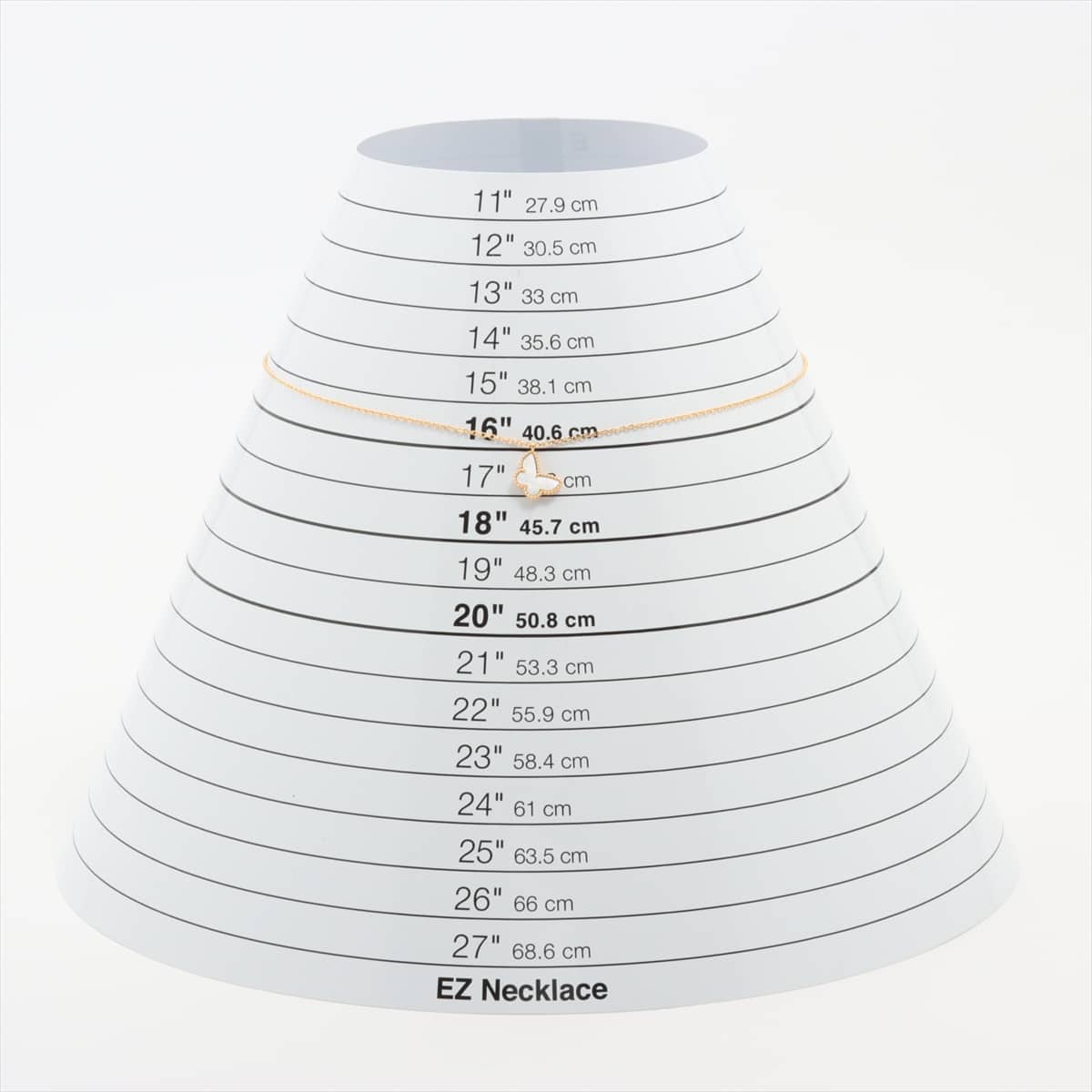 ヴァンクリーフ&アーペル スウィートアルハンブラ パピヨン シェル ネックレス 750(YG) 2.9g