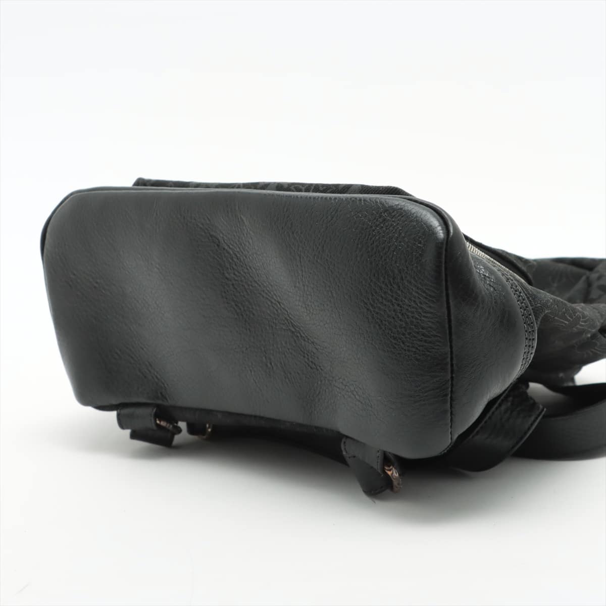 クロムハーツ 7th grade mini リュック デニム×レザー ブラック ダガージップ 保存袋付