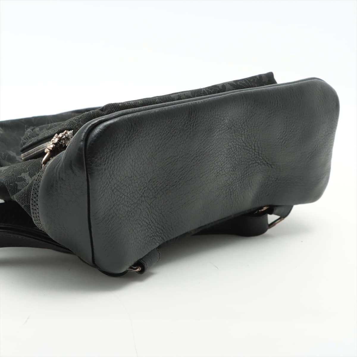 クロムハーツ 7th grade mini リュック デニム×レザー ブラック ダガージップ 保存袋付