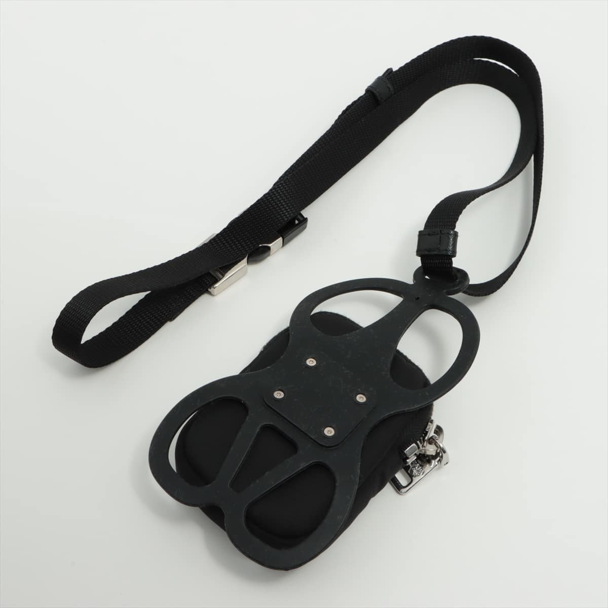 プラダ テスート モバイルケース ナイロン ブラック スマートフォンホルダー 1ZT016