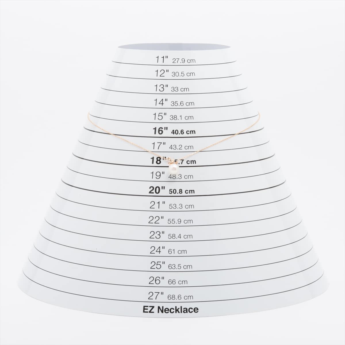 アガット パール ネックレス K10(YG) 1.4g