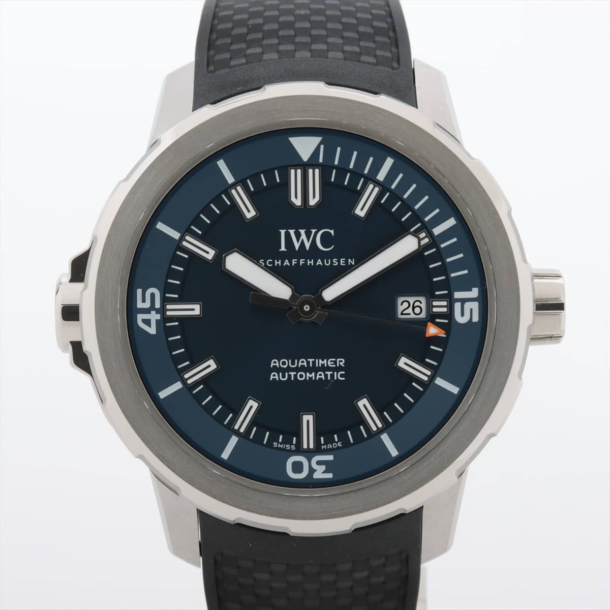 IWC アクアタイマー エクスペディション ジャック＝イヴ・クストー IW329005 SS×ラバー AT 青文字盤