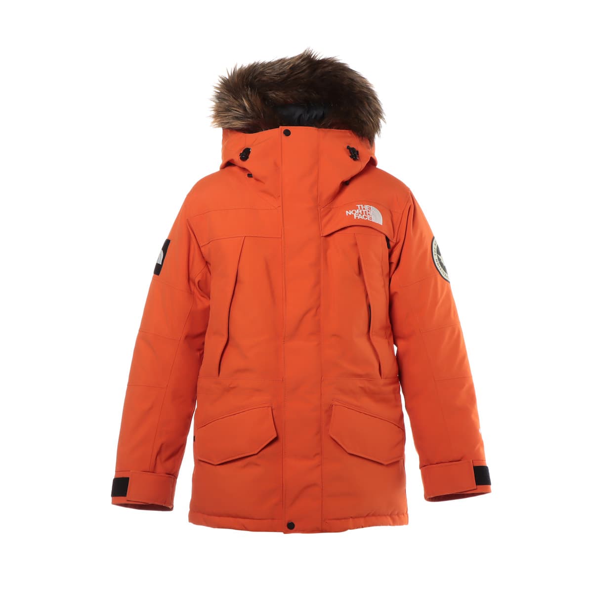 ノースフェイス ポリエステル×ナイロン ダウンジャケット M メンズ オレンジ ND91807 Antarctica Parka  ファー取り｜a1678995｜中古ブランド品・ブランド古着通販｜ALLU（アリュー）