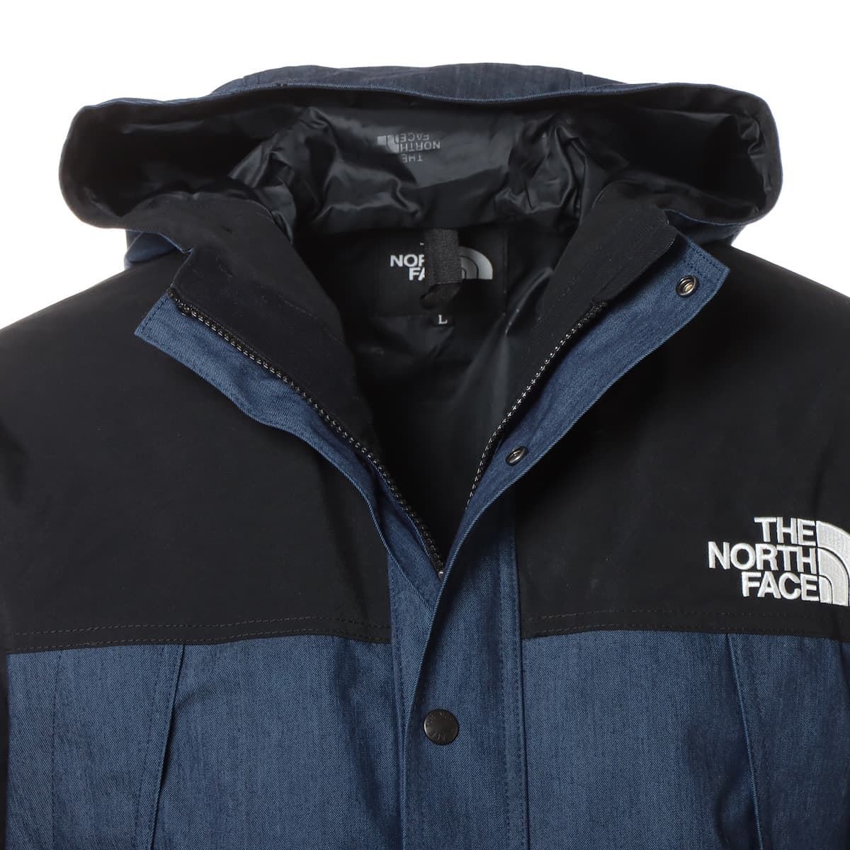 north face mountain denim light jacket Lマウンテンパーカー